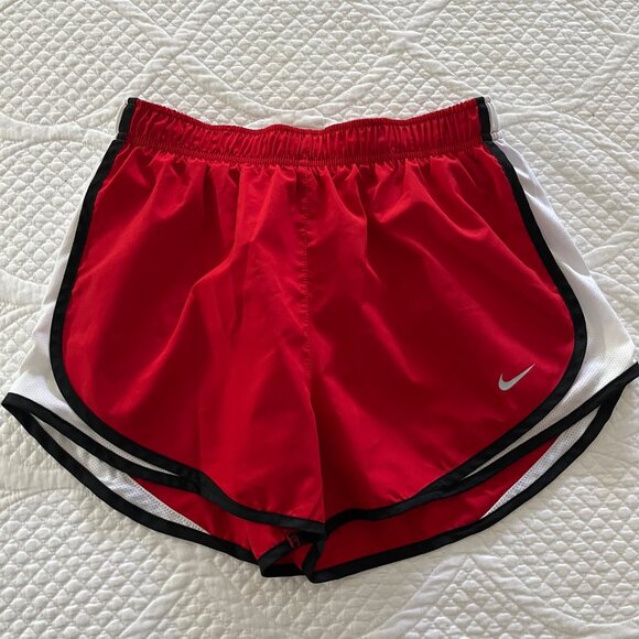 Nike Women's Dri-FIT Tempo Mid-Rise Brief-Lined Running Shorts - Picture 1 of 3